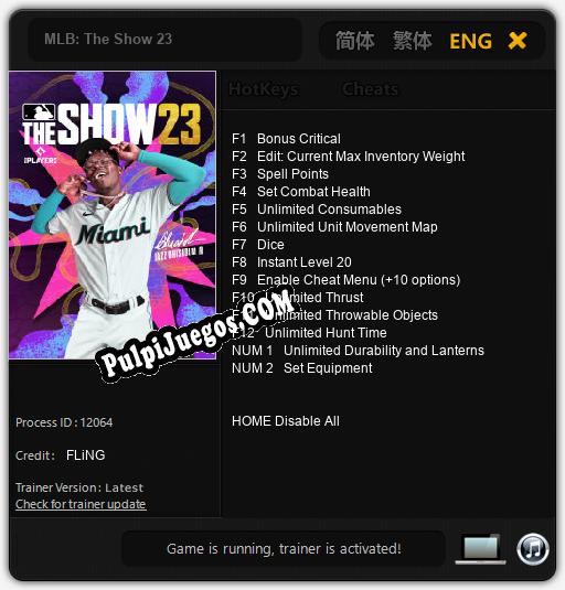 MLB: The Show 23: Treinador (V1.0.45)