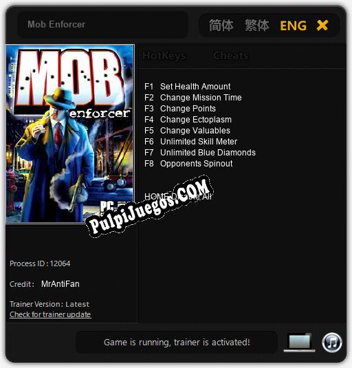 Mob Enforcer: Cheats, Trainer +8 [MrAntiFan]