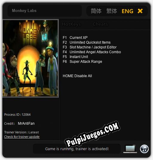 Entrenador liberado a Monkey Labs [v1.0.8]