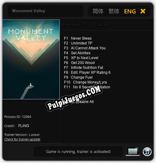 Monument Valley: Trainer +11 [v1.7]