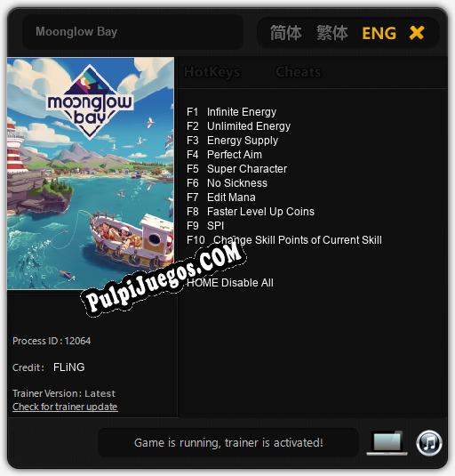 Entrenador liberado a Moonglow Bay [v1.0.4]