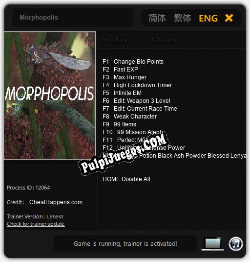 Morphopolis: Treinador (V1.0.9)