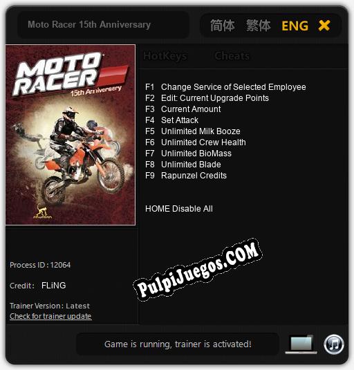 Entrenador liberado a Moto Racer 15th Anniversary [v1.0.8]