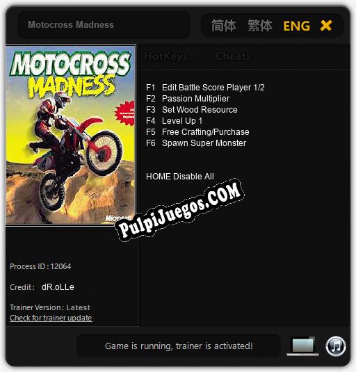 Entrenador liberado a Motocross Madness [v1.0.3]