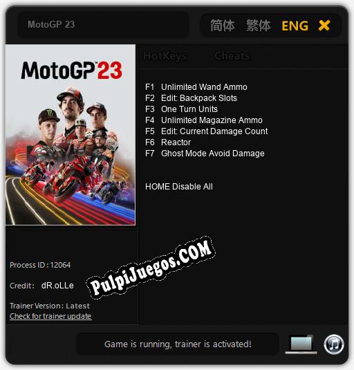 MotoGP 23: Treinador (V1.0.63)