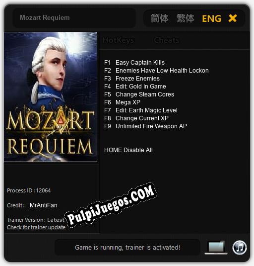 Mozart Requiem: Trainer +9 [v1.4]