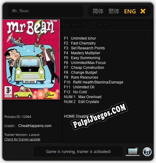 Mr. Bean: Treinador (V1.0.34)