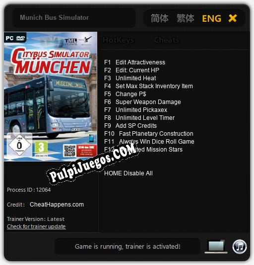 Entrenador liberado a Munich Bus Simulator [v1.0.2]