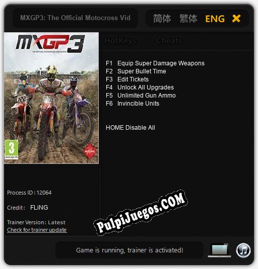 MXGP3: The Official Motocross Videogame: Treinador (V1.0.2)