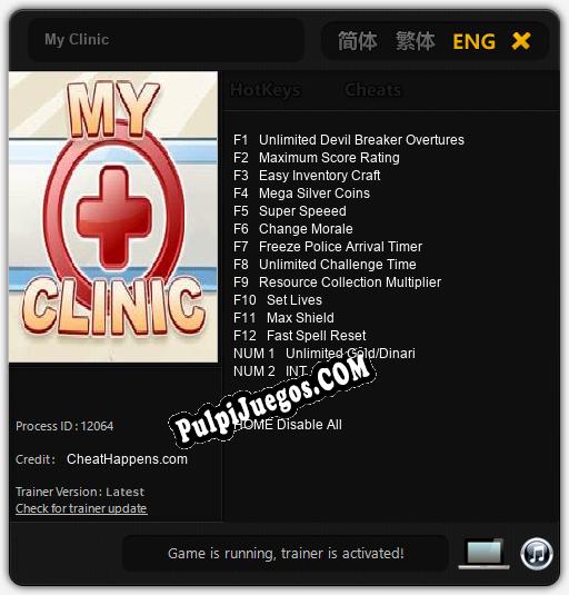 Entrenador liberado a My Clinic [v1.0.4]