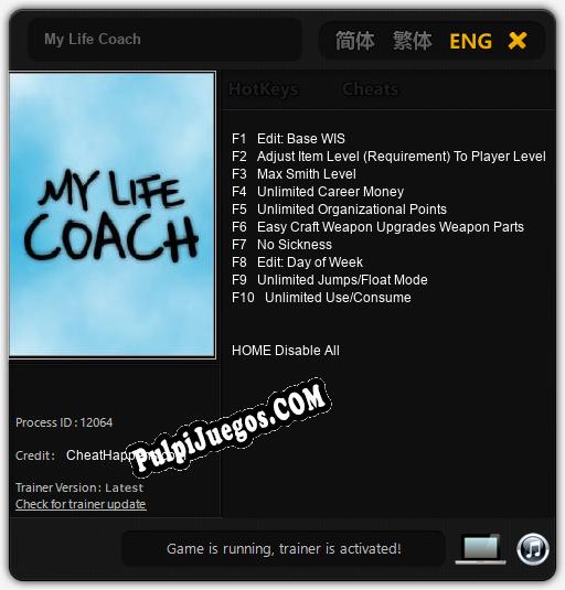 Entrenador liberado a My Life Coach [v1.0.1]