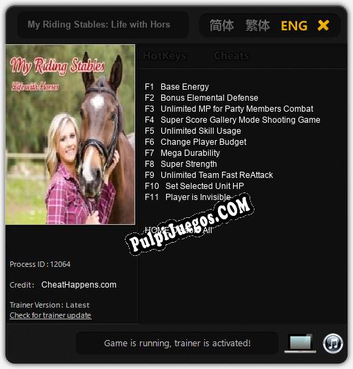 Entrenador liberado a My Riding Stables: Life with Horses [v1.0.8]