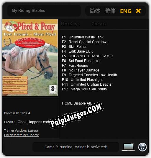 My Riding Stables: Trainer +12 [v1.5]