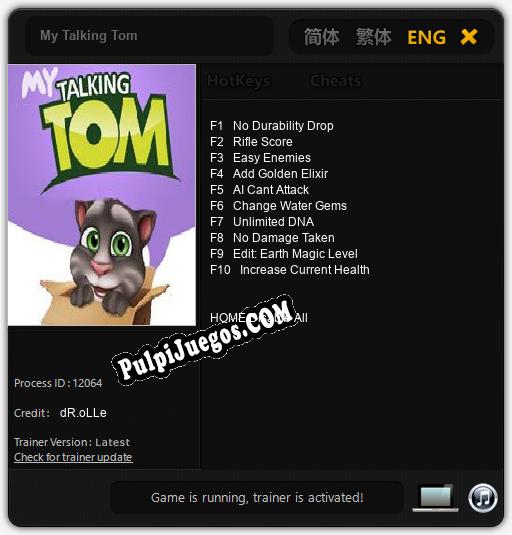 Entrenador liberado a My Talking Tom [v1.0.2]