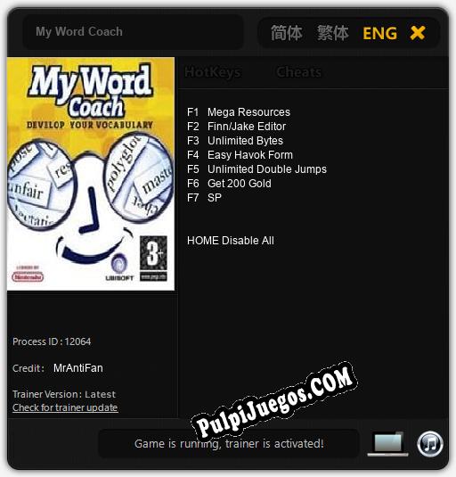 My Word Coach: Cheats, Trainer +7 [MrAntiFan]