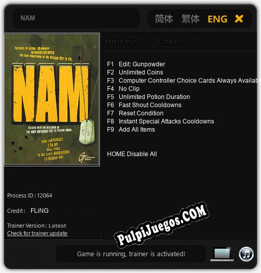 Entrenador liberado a NAM [v1.0.5]