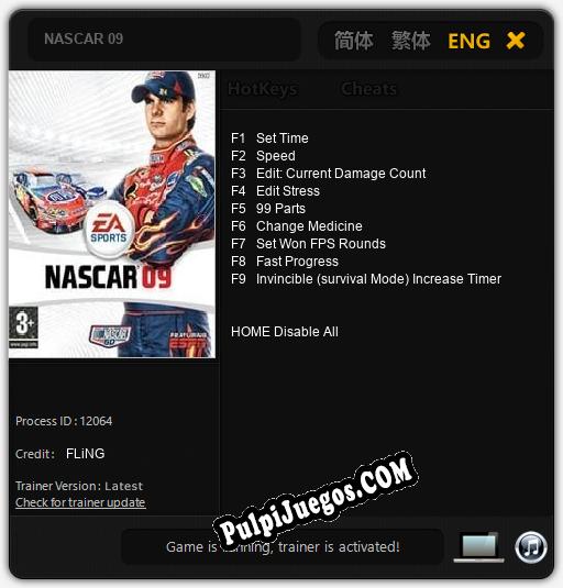 Entrenador liberado a NASCAR 09 [v1.0.9]