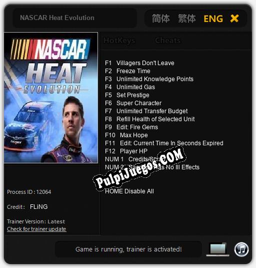 NASCAR Heat Evolution: Trainer +14 [v1.4]