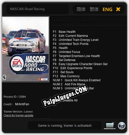 NASCAR Road Racing: Treinador (V1.0.83)