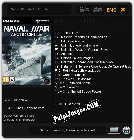 Naval War Arctic Circle: Trainer +15 [v1.5]