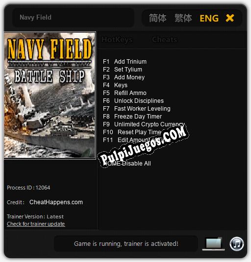 Entrenador liberado a Navy Field [v1.0.6]