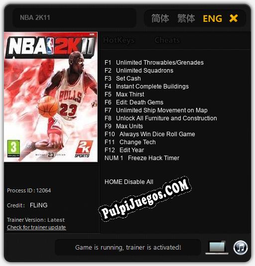 Entrenador liberado a NBA 2K11 [v1.0.1]