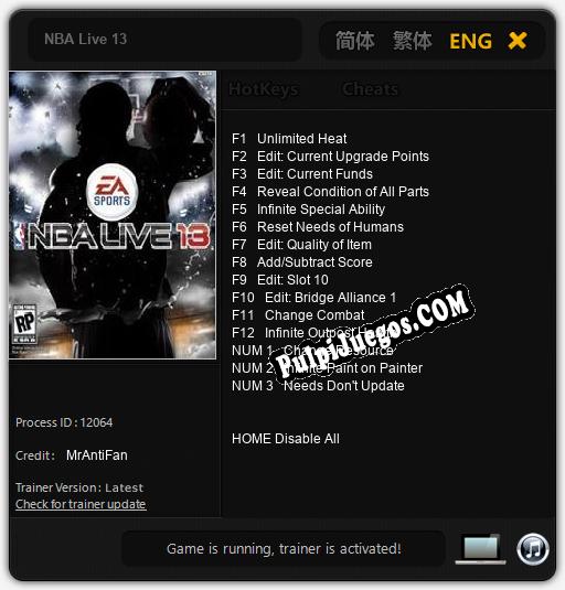 NBA Live 13: Treinador (V1.0.14)