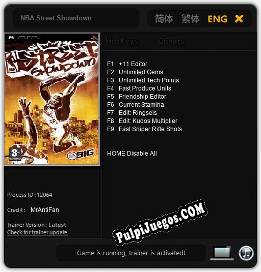 NBA Street Showdown: Trainer +9 [v1.5]