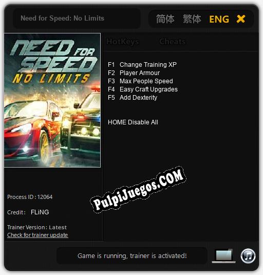 Need for Speed: No Limits: Cheats, Trainer +5 [FLiNG]