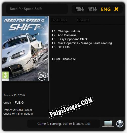 Need for Speed Shift: Cheats, Trainer +5 [FLiNG]