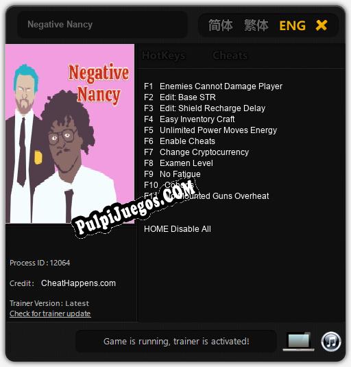 Negative Nancy: Treinador (V1.0.58)