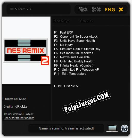 NES Remix 2: Cheats, Trainer +11 [dR.oLLe]