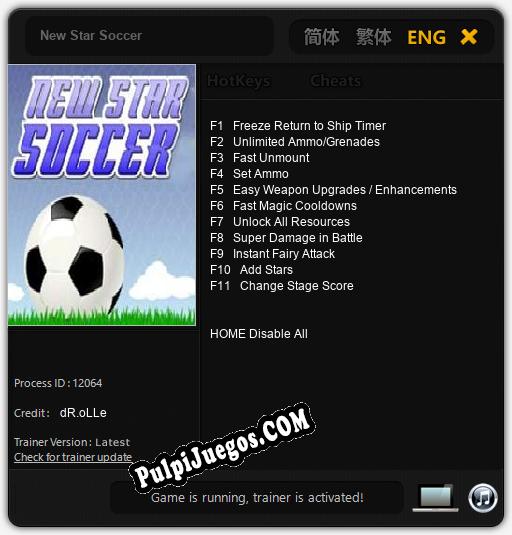 New Star Soccer: Treinador (V1.0.6)