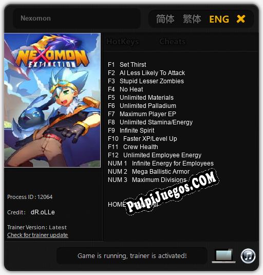 Entrenador liberado a Nexomon [v1.0.7]