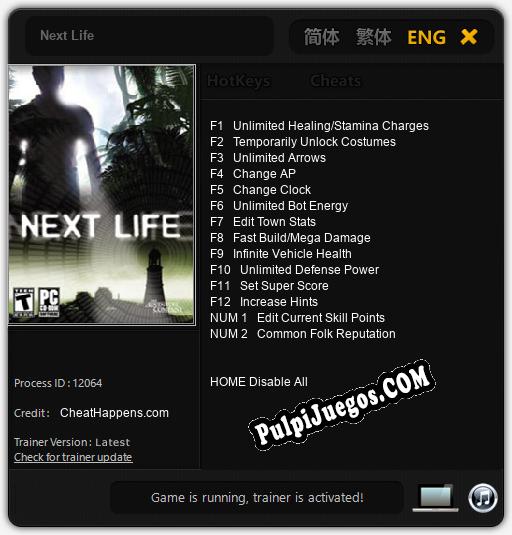 Next Life: Treinador (V1.0.20)