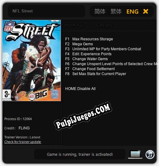 NFL Street: Treinador (V1.0.77)