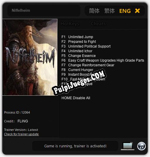 Entrenador liberado a Niffelheim [v1.0.9]