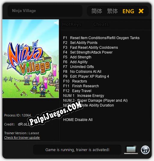 Ninja Village: Trainer +15 [v1.5]