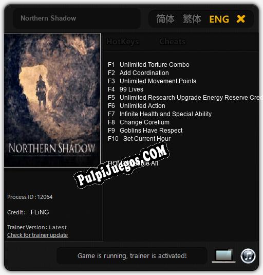 Entrenador liberado a Northern Shadow [v1.0.1]