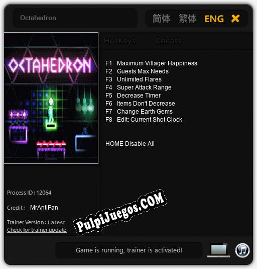 Octahedron: Treinador (V1.0.7)