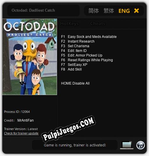 Entrenador liberado a Octodad: Dadliest Catch [v1.0.3]