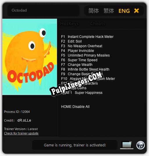 Octodad: Cheats, Trainer +13 [dR.oLLe]