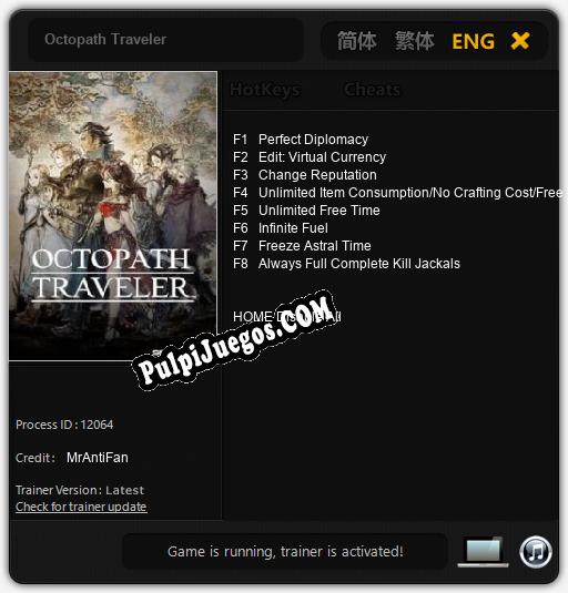 Octopath Traveler: Treinador (V1.0.1)