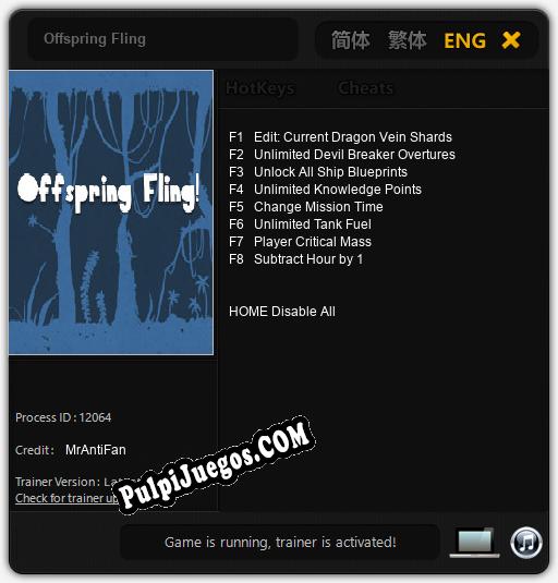 Entrenador liberado a Offspring Fling [v1.0.8]