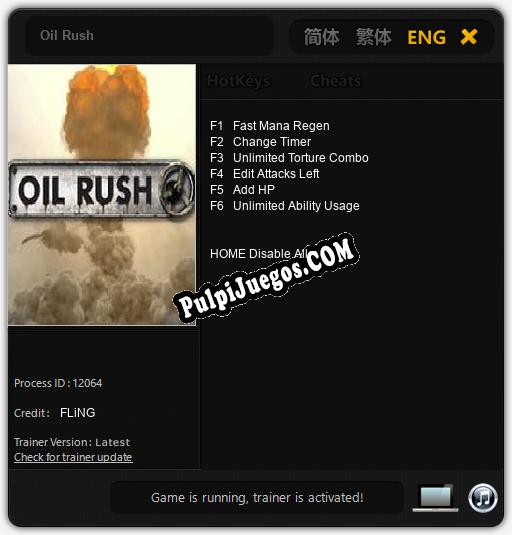 Oil Rush: Cheats, Trainer +6 [FLiNG]