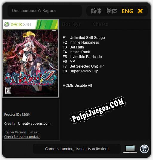 Onechanbara Z: Kagura: Cheats, Trainer +8 [CheatHappens.com]