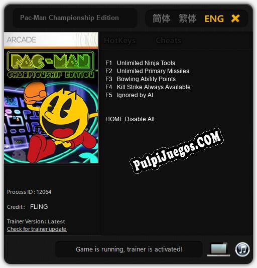 Pac-Man Championship Edition: Treinador (V1.0.12)