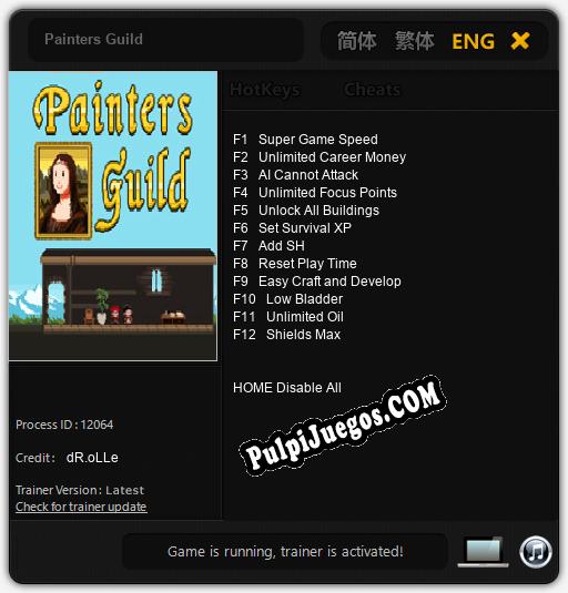 Entrenador liberado a Painters Guild [v1.0.2]