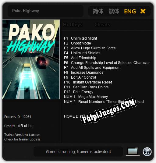 Pako Highway: Treinador (V1.0.40)