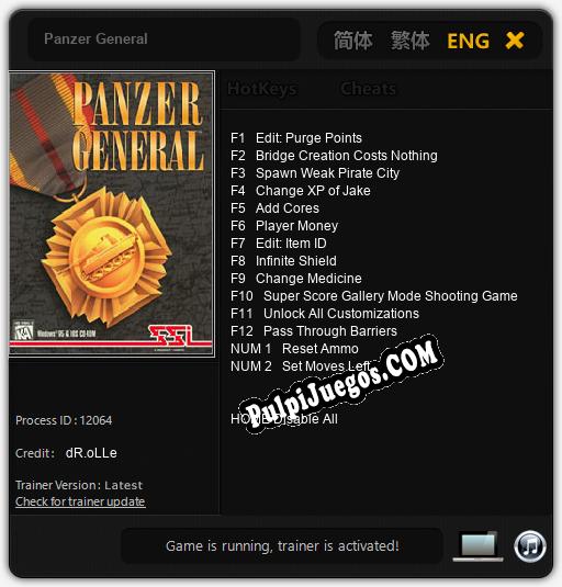 Panzer General: Cheats, Trainer +14 [dR.oLLe]